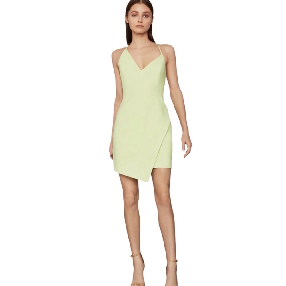 BCBG MAXAZRIA Mini Asymmetrical Cocktail Dress